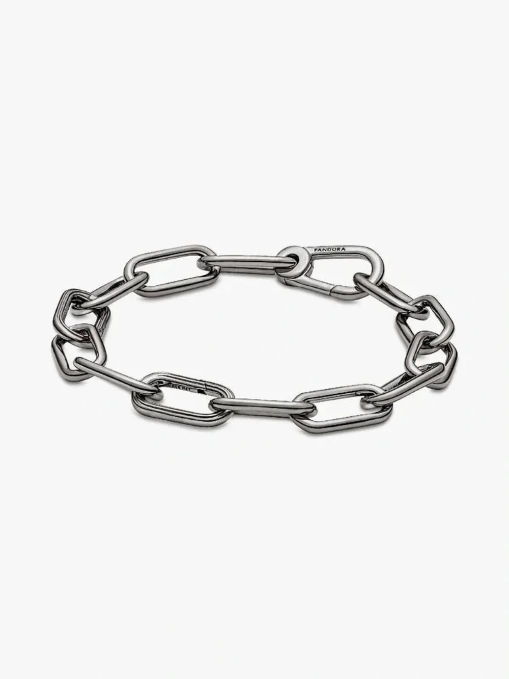 Pandora Silver Rectangular Link Bracelet